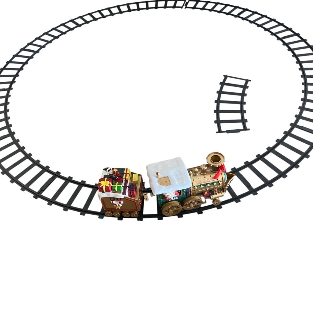 Christmas North Pole Express Santa Train‎ Set With Track Battery NOT WORKING